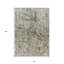 Tapis extérieur lavable abstrait taupe 8 'x 10' beige et gris