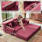 Convertible L-Shaped Sectional Sofa Bed