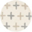 Tapis ivoire à motif géométrique Mitzy-1945633992