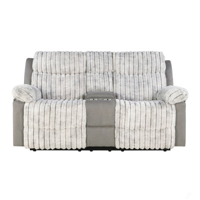 Causeuse inclinable grise