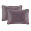 Couvre-lit très grand réversible mauve - avec un motif enchanteur surdimensionné pour un matelas impeccable