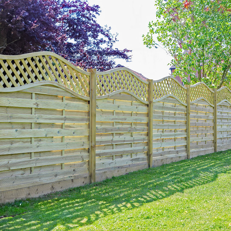 Grange Elite Meloir 1.8 m Fence Panel, 150H x 180W x 4D cm