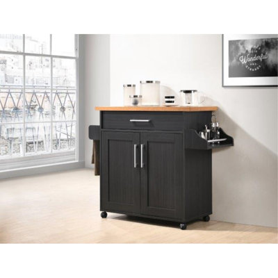 Poneto Wood Kitchen Cart