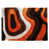Orange / noir / brun / ivoire
