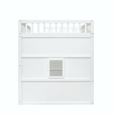 Full Size House Loft Bed With Ladder