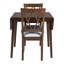 Ensemble de salle à manger 3 pièces avec table de salle à manger à abattants et 2 chaises rembourrées-130583406-130583403-130583397-130583399
