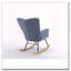 Teddy Fabric Leisure Rocking Chair-672863725