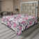 Ambesonne, drap plat floral pivoines, art botanique printanier