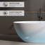 Baignoire autoportante de 71 pouces, baignoire de trempage à surface solide en résine de pierre, baignoire autoportante moderne avec trop-plein et bonde escamotable, blanc pour la salle de bain MAYBoss-128538877-128538883