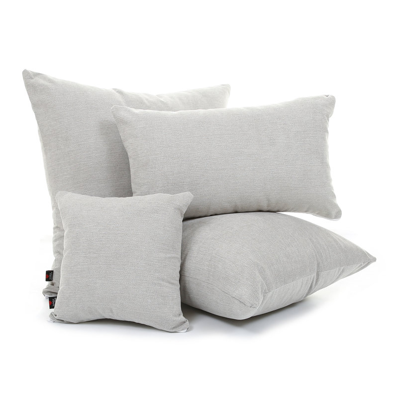 Millste Scatter Cushion with Filling, Silver, 28 x 28cm
