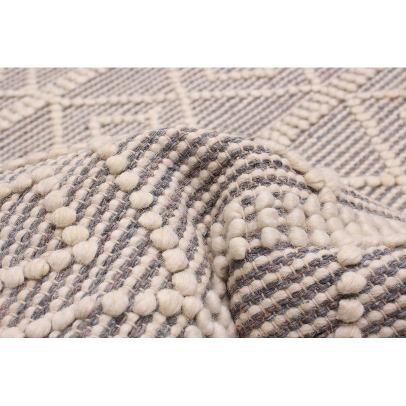 Suelyn Wool Geometric Indoor Rug