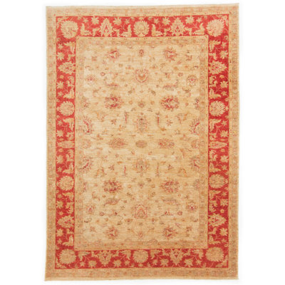Floral Wool Hand Woven 202cm X 283cm Area Rug
