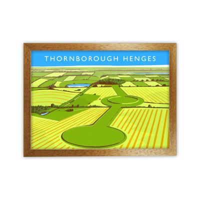Thornborough Henges by Richard O'Neill - Print