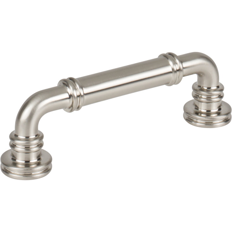 Cranford Bar Pull, Polished Nickel, 3 3/4" Center to Center