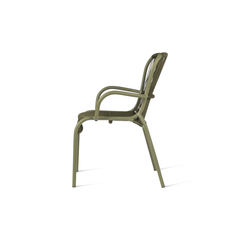 Loop Outdoor Dining Armchair, Moss