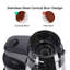 Geepas 1140W Espresso & Cappuccino Coffee Machine & Conical Burr Coffee Grinder Combo Set- Milk Frother, Coffee Grinder With 15 Precise Settings