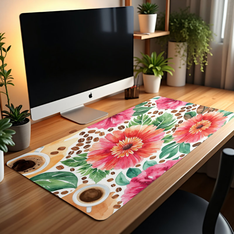 Polyester Desk Pad, 14.4x12.1