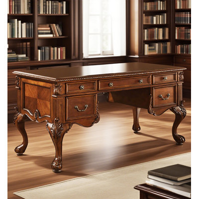 American Retro Solid Wood Computer Desk