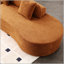Canapé combiné moderne incurvé avec tissu éponge pour une vie confortable et élégante-269354662