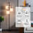 66.1'' Metal Tree Floor Lamp with Three Round Shade Lights for Living Room-1644995326