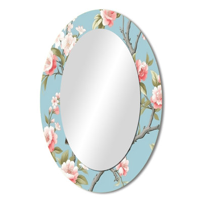 Leny - Floral Metal Mirror