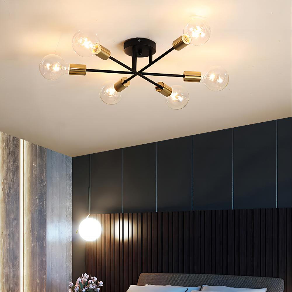 Mercury Row® Jacobson 6-Light 18.9" Semi Flush Mount & Reviews | Wayfair