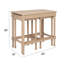 Ensemble de 3 tables gigognes en bois