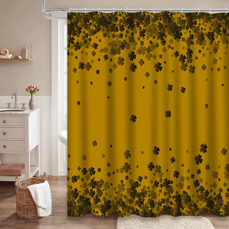 Rideau de douche Clover Leaf, L 72 po x l 78 po