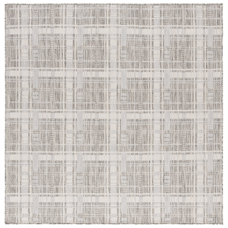 Chanity Performance Plaid Rug, Square 6'7"