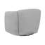 Chaise longue pivotante capitonnée de 31 po de large conforme Oshiro CAL117 - Gris