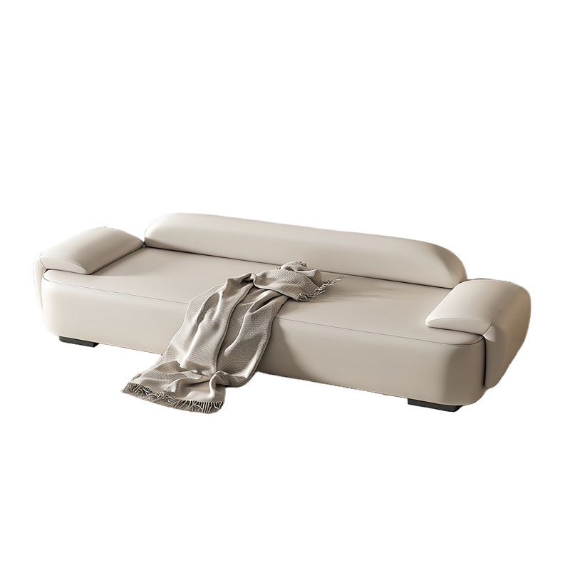 Muns Leather Match Upholstered Bench, White
