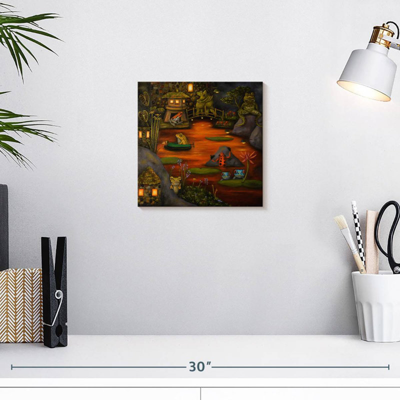 Brampt Frogland II, 10" H x 10" W