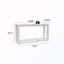 Console rectangulaire avec rangement-1926440844