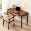 Bureau en bois massif avec tiroirs-212009149