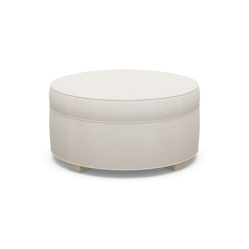 Round Ottoman, 9637-49, Sandstone