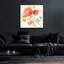  «Full Bloom 4» par Danhui Nai, art mural en verre acrylique, 36 po x 36 po