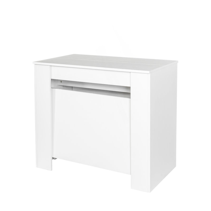 Multifunctional Extendable Console Table, White