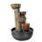 Indoor Water Fountain Tabletop Fountains Waterfall Fountain Indoor Water Feature Feng Shui Zen Meditation Desktop Fountains With LED Light For Home Office Indoor Decor