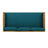 Claremont 3 Seater Daybed With Rattan Arms (Teak Cushion)-807542493