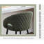Upholstered Counter Stool with Metal Frame-1252839406