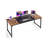 Computer Desk, 63 Inch Office Desk, Gaming Desk With Storage, Writing Desk Work Desk For Home Office, Study, Modern Simple Desk, Large Legroom, Metal Frame, Rustic Brown And Black