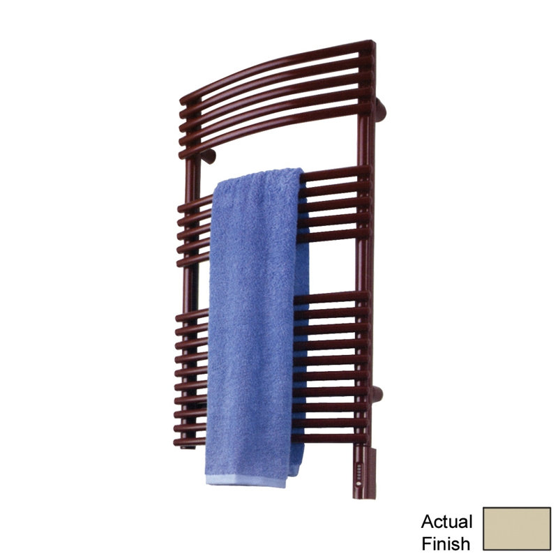 Chauffe-serviettes semellea, H 34 po x l 20 po x P 5,5 po, Électrique (prise directe), Amande
