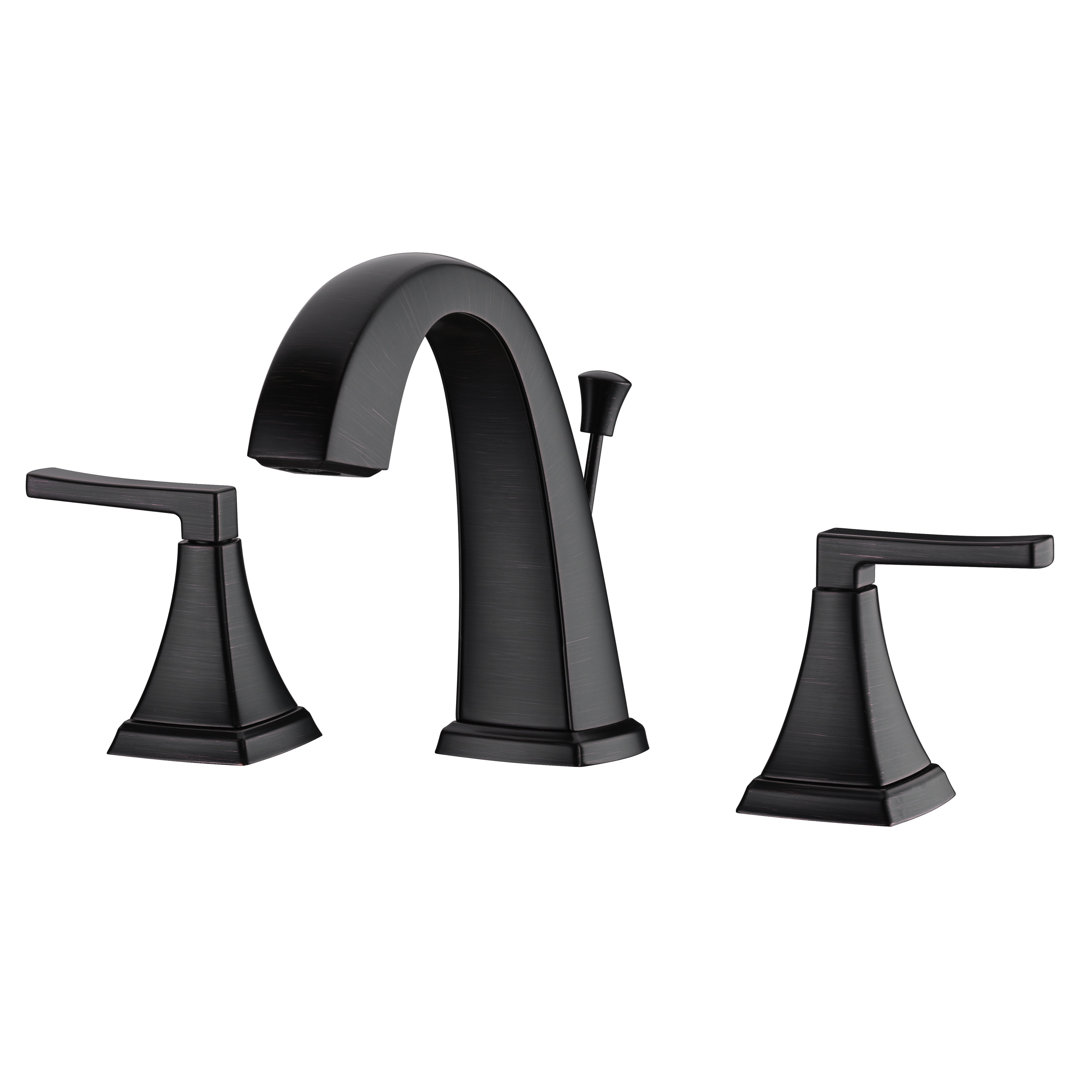 Lotto Widespread 2-handle Bathroom Faucet with Drain Assembly Ultra Faucets 
