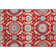 Premium Machine Washable Prisco Red Rug