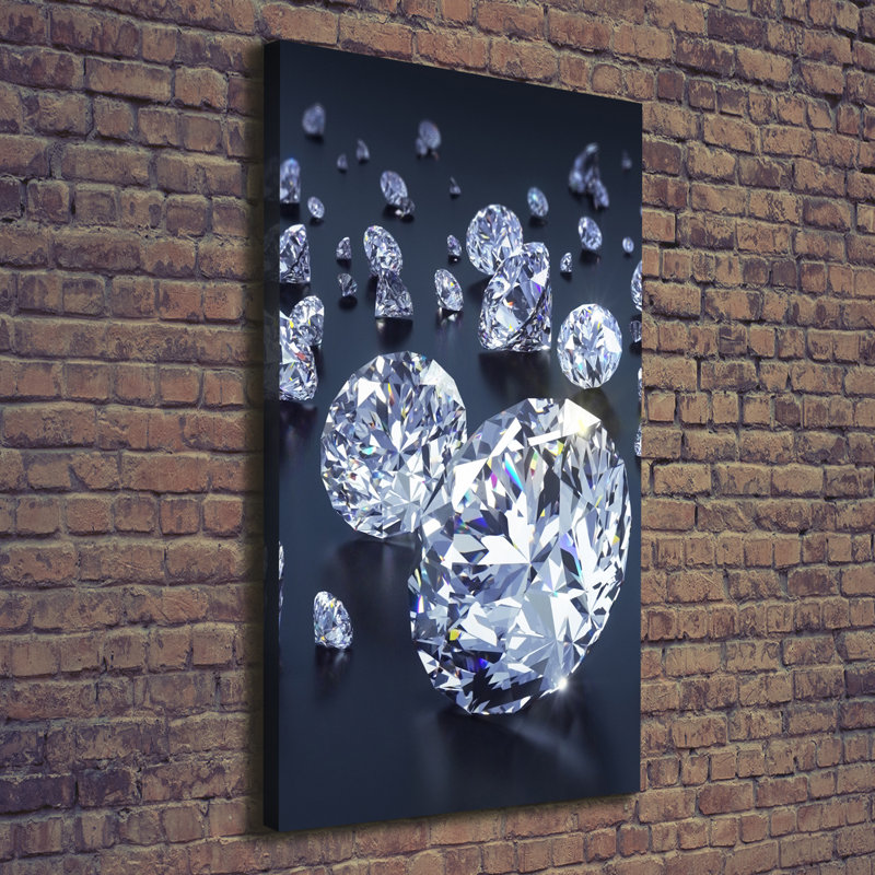 Diamonds - Wrapped Canvas Print