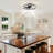 15.75" Low Profile Modern Style LED Ceiling Fan Light, APP+Remote Control, 6-Speed Fan, All Seasons-109247533-93722322-93722319