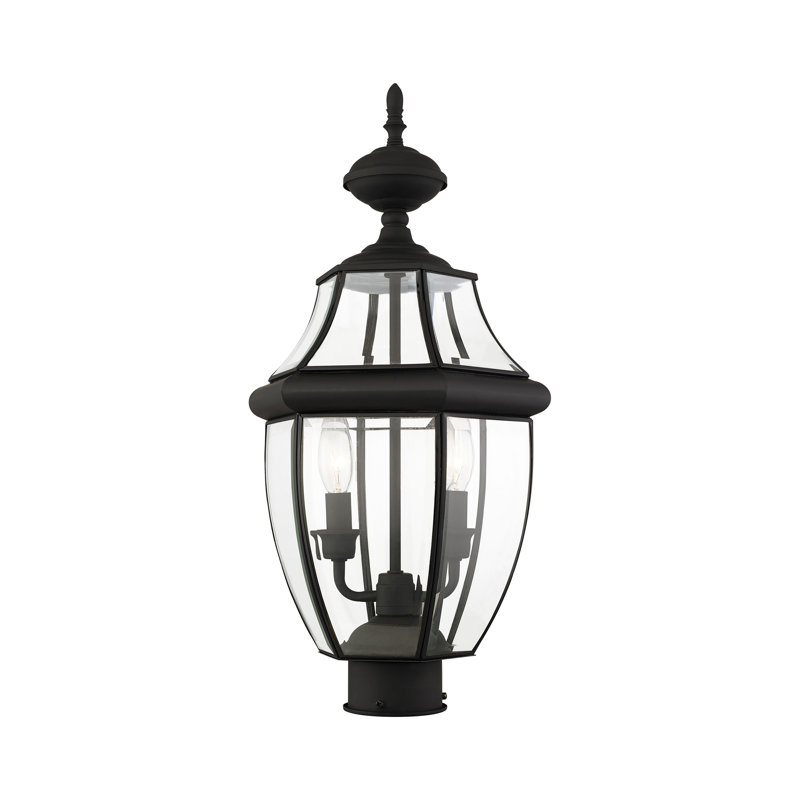 Tête de lanterne câblée 1 lumière Arelene, H 21,5 po x l 10,5 po x P 10,5 po, Noir