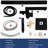 Bathroom Tub Faucet, Matte Black, Solid Brass Construction, Precision Dual - Temperature Control, 360 Horizontal And 90 Vertical Rotating Spout Filler, Precise Flow With Soft Aerator-121029441
