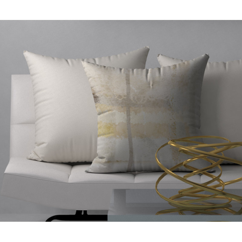 Coussin décoratif carrée warm Paradise, 24 po x 24 po