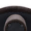 Repose-pieds Circa en velours brun ganache